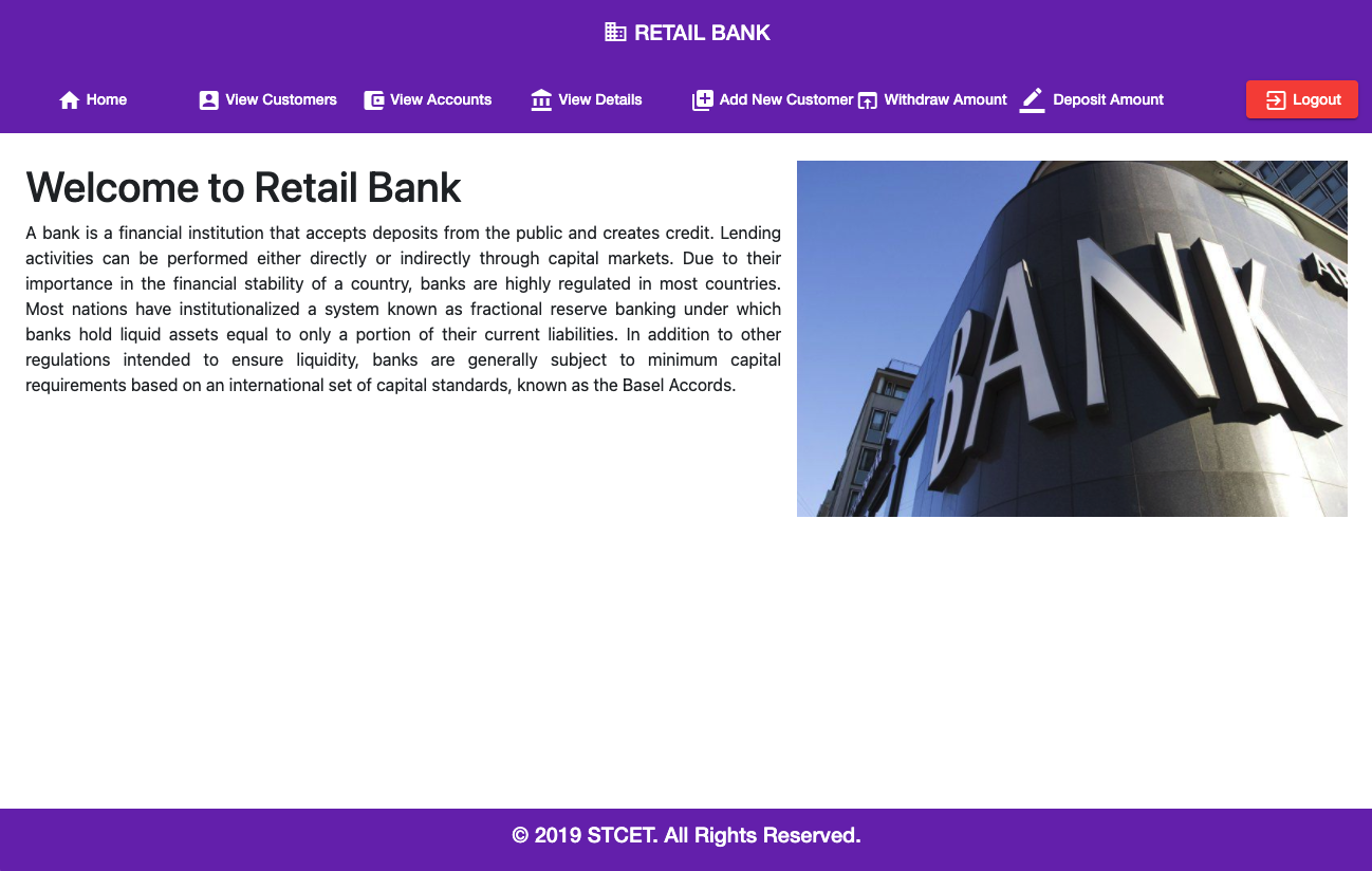 Retail Bank